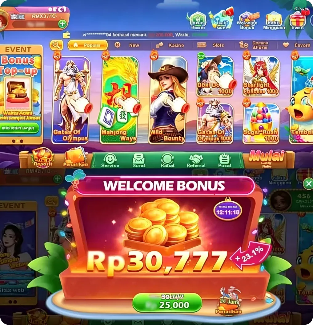 62vip Resmi - Unduh APK